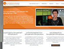 Tablet Screenshot of competences-plus.org